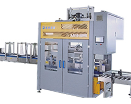 塑料桶自動(dòng)裝箱機(jī)，機(jī)油防凍液20升大桶人工裝箱太累了！